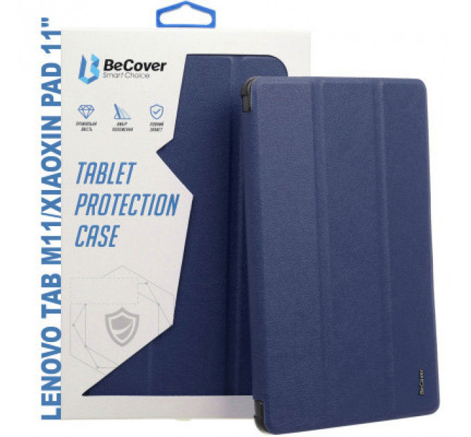 Чохол до планшета BeCover Smart Case Lenovo Tab M11 (2024) TB-TB330FU/Xiaoxin Pad 11 (2024) 11" Deep Blue (710455)