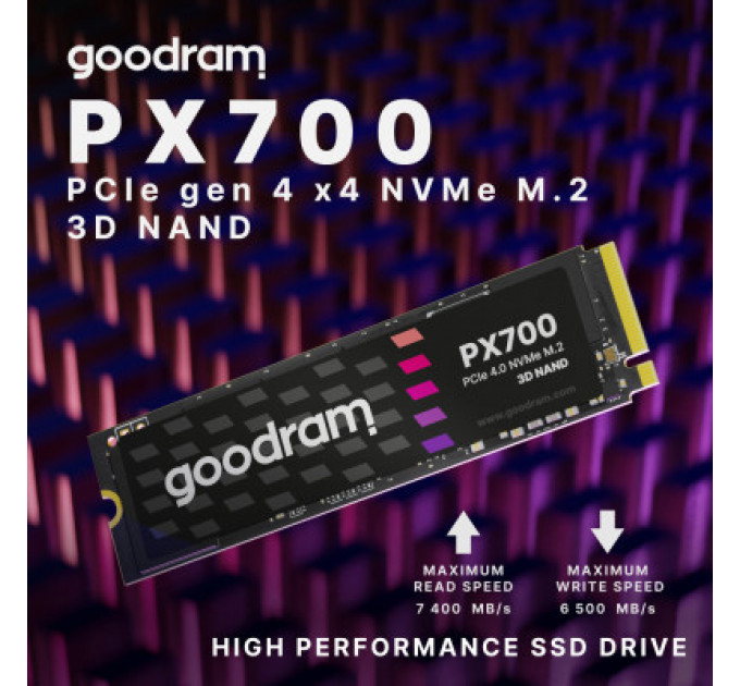 Накопичувач SSD M.2 2280 2TB Goodram (SSDPR-PX700-02T-80)