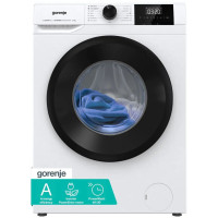 Пральна машина Gorenje фронтальна, 6кг, 1000, A++, 42см, чорний люк, дисплей, пар, інвертор, білий