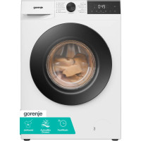 Пральна машина Gorenje фронтальна, 8кг, 1400, A+++, 51см, дисплей, пара, білий