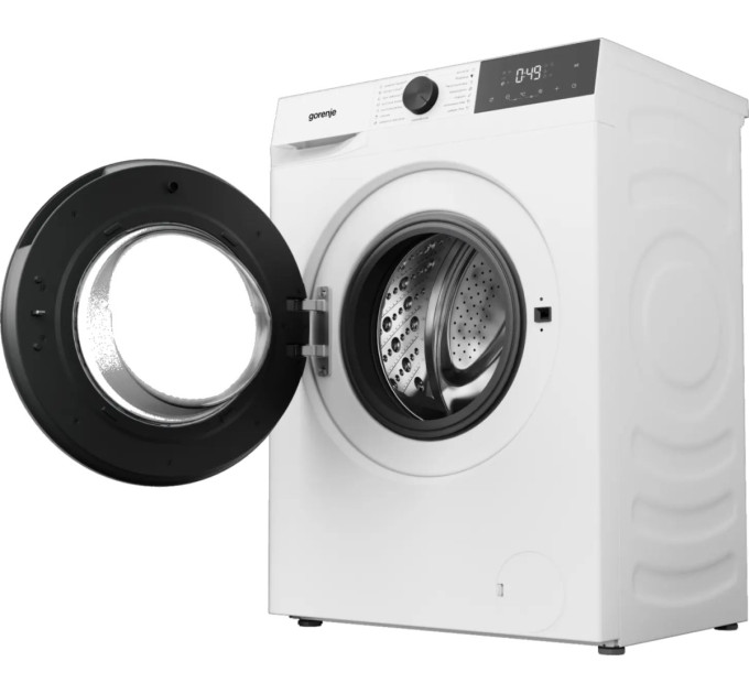 Пральна машина Gorenje фронтальна, 8кг, 1400, A+++, 51см, дисплей, пара, білий