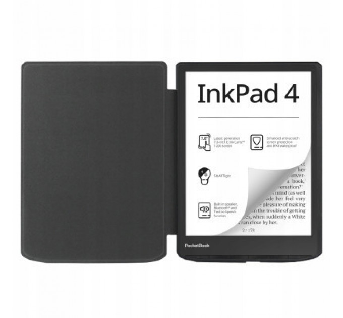Чохол до електронної книги BeCover PocketBook 743G InkPad 4/InkPad Color 2/InkPad Color 3 (7.8") Dark Green (710068)