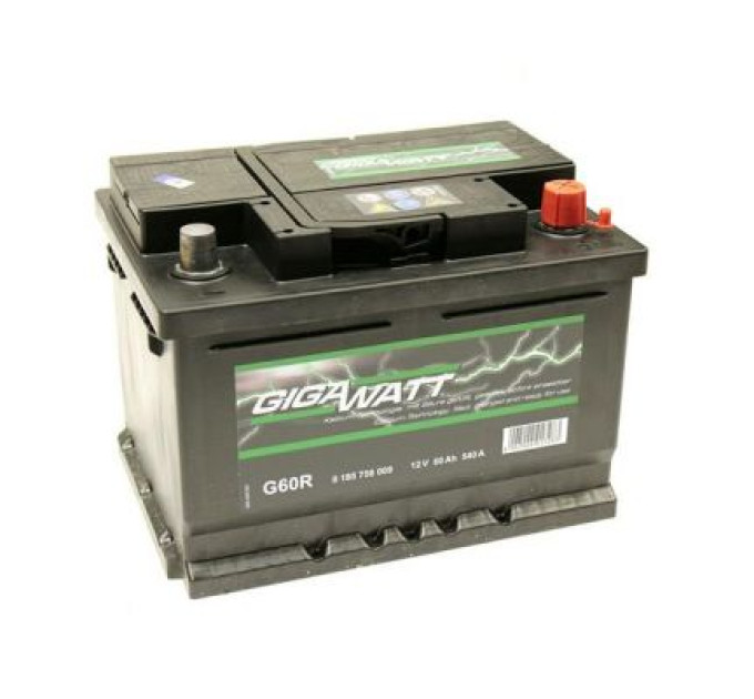 GigaWatt Акумулятор автомобільний GigaWatt 60А (0185756009)