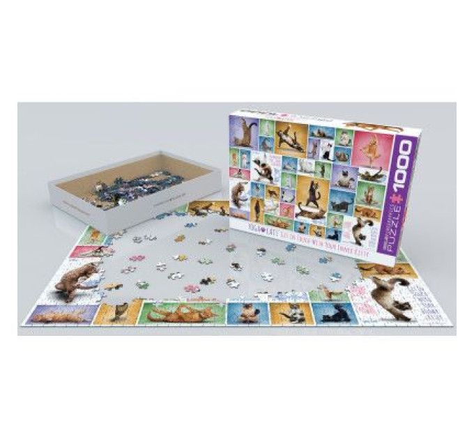 Eurographics Пазл Eurographics Йога Кішки 1000 елементів (6000-0953)