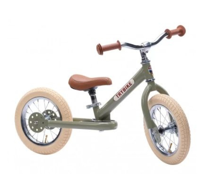 Trybike Біговел Trybike балансуючий оливковий (TBS-2-GRN-VIN)