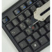 Наклейка на клавіатуру BestKey непрозора чорна, 76, помаранчевий (BKU13ORA/014)
