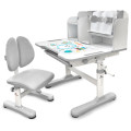 Evo-kids Парта зі стільцем Evo-kids Panda grey (BD-28 G)