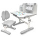 Evo-kids Парта зі стільцем Evo-kids Panda grey (BD-28 G)