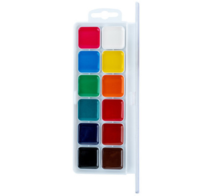 Kite Акварельні фарби Kite Classic, 12 кольорів (K-061)