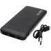 GEAR Батарея універсальна GEAR 10000mAh, 10W, USB-TypeC, 2*USB-A, Micro-USB, black (SL10)