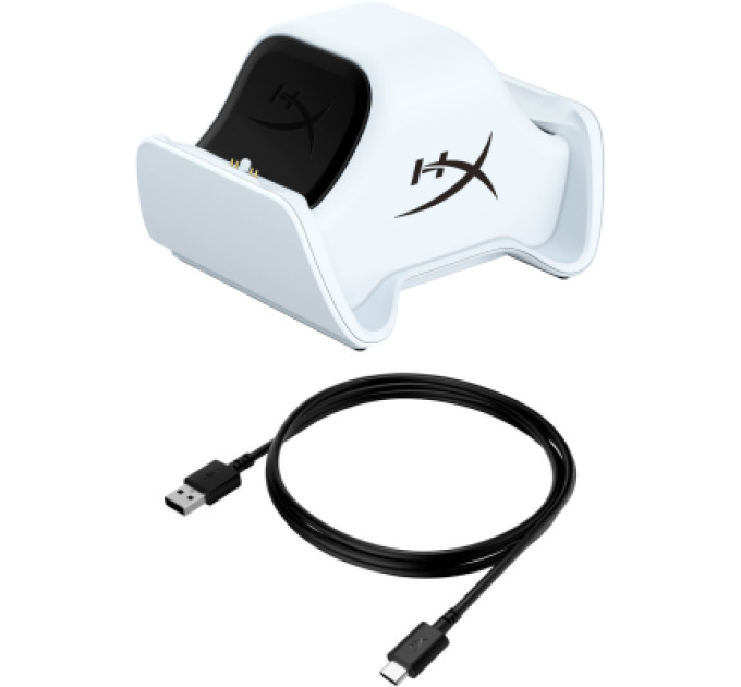 HyperX Зарядний пристрій HyperX ChargePlay Duo для PS5 DualSense White (51P68AA)