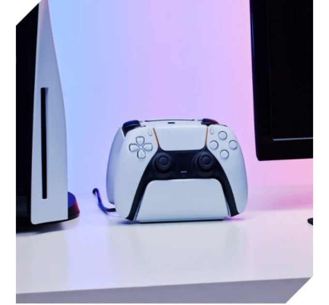 HyperX Зарядний пристрій HyperX ChargePlay Duo для PS5 DualSense White (51P68AA)