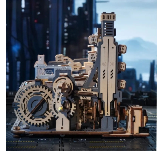 Robotime Конструктор Robotime Rokr дерев'яний 3D Мармуровий космодром (LGC01)