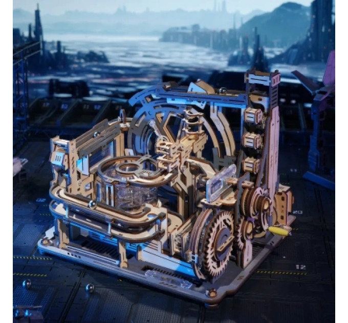 Robotime Конструктор Robotime Rokr дерев'яний 3D Мармуровий космодром (LGC01)