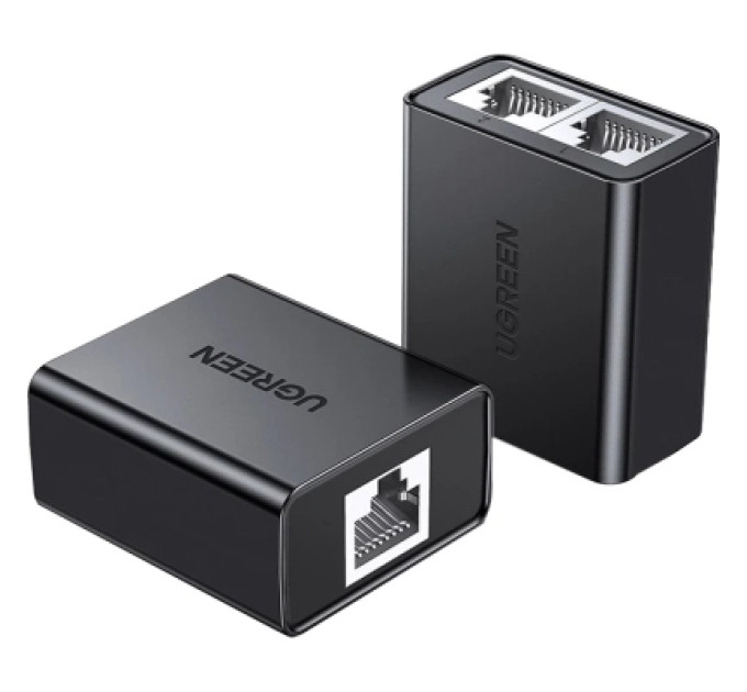 Ugreen Розгалужувач CM210 RJ-45 1 to 2 Ethernet Converter, 2 шт/пак Black Ugreen (50923)