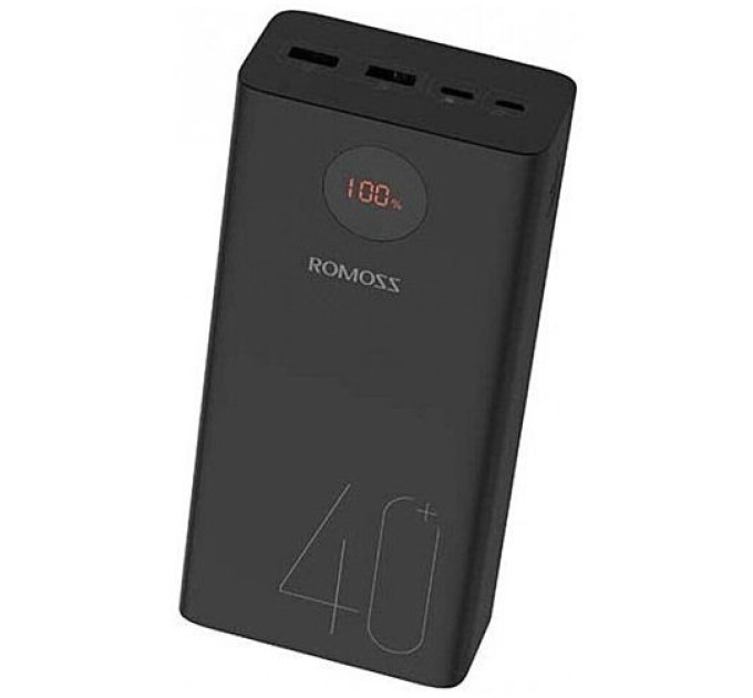 Універсальна мобільна батарея Romoss PEA40 40000mAh 22.5W Black (PEA40-152-2111H)