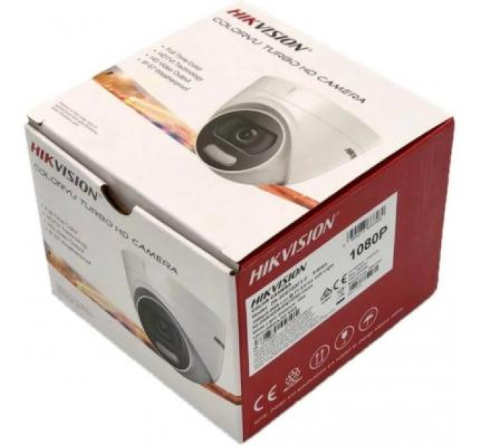 Hikvision Камера відеоспостереження Hikvision DS-2CE72DFT-F (3.6)