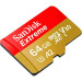 SanDisk Карта пам'яті SanDisk 64GB microSD class 10 UHS-I Extreme For Action Cams and Dro (SDSQXAH-064G-GN6AA)