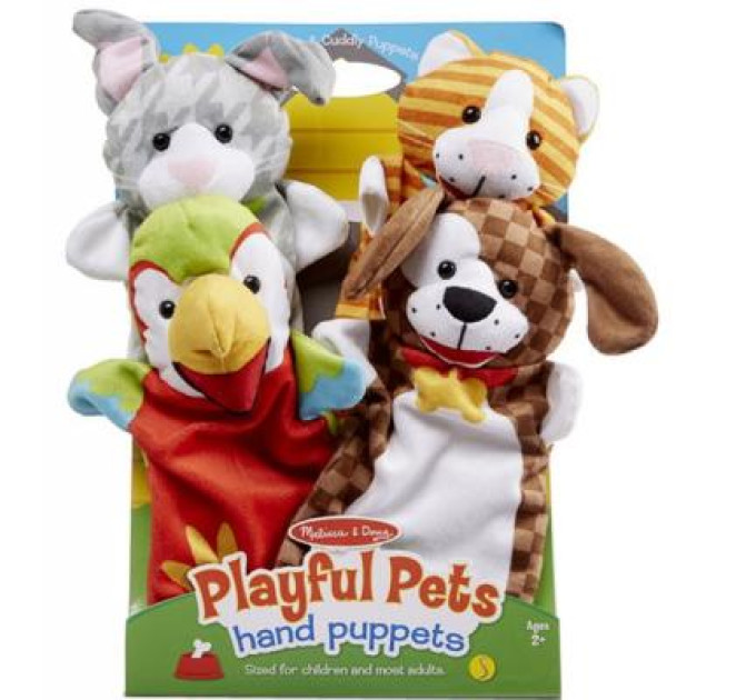 Melissa&Doug Набір для творчості Melissa&Doug Ляльковий театр Домашні тварини (MD19084)