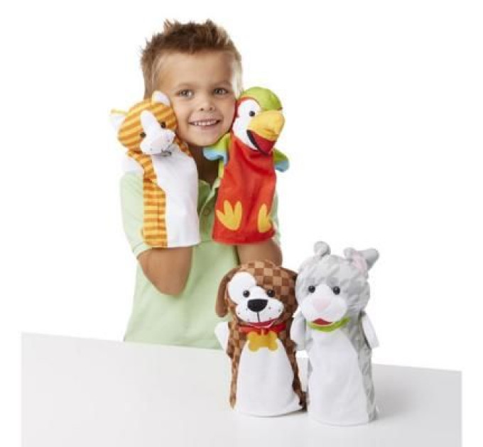 Melissa&Doug Набір для творчості Melissa&Doug Ляльковий театр Домашні тварини (MD19084)