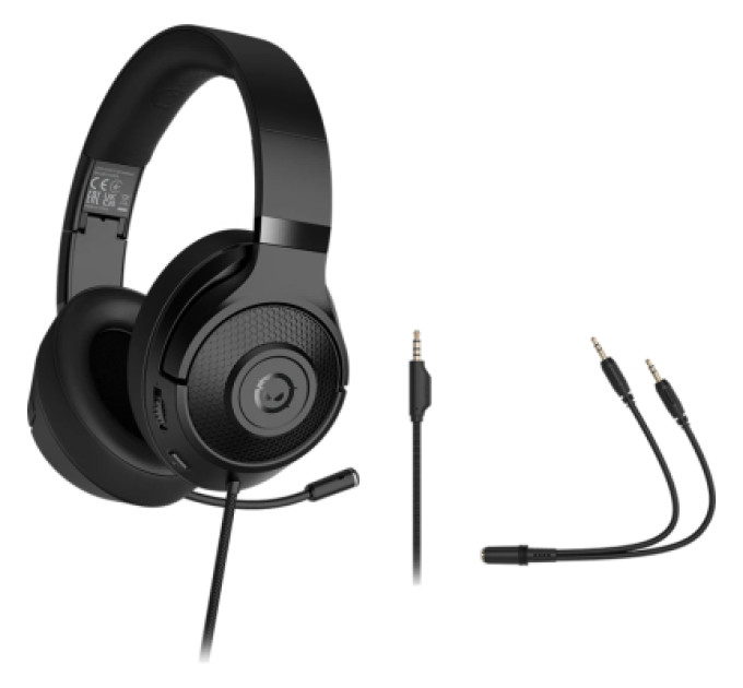 Lorgar Навушники Lorgar Noah 101 Gaming 3.5 мм Black (LRG-GHS101B)