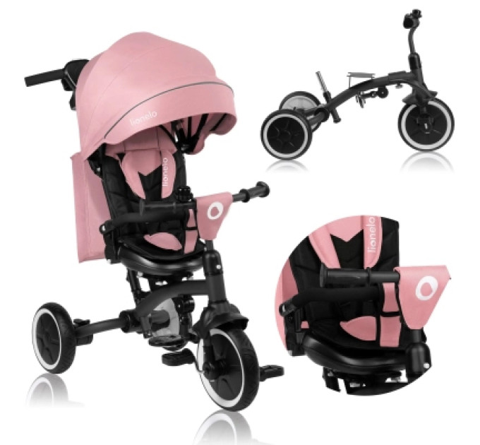 Lionelo Дитячий велосипед Lionelo Tris Plus Pink Rose (LO-TRIS PLUS PINK ROSE)