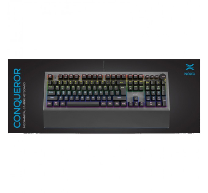 Noxo Клавіатура Noxo Conqueror Mechanical Blue Switches RU (4770070882023)