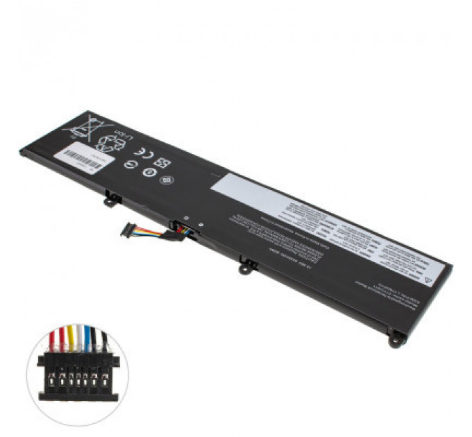 Акумулятор до ноутбука Lenovo ThinkPad X1/P1 Extreme L17C4P72, 5235mAh (80Wh), 4cell, 15.36V, Li-Pol (A47834)