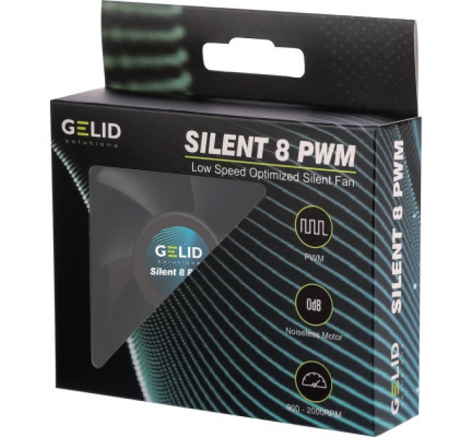 Gelid Solutions Кулер до корпусу Gelid Solutions Silent 8 PWM (FN-PX08-21)