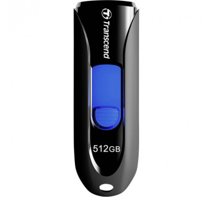 USB флеш накопичувач Transcend 512GB JetFlash 790 Black USB 3.1 (TS512GJF790K)