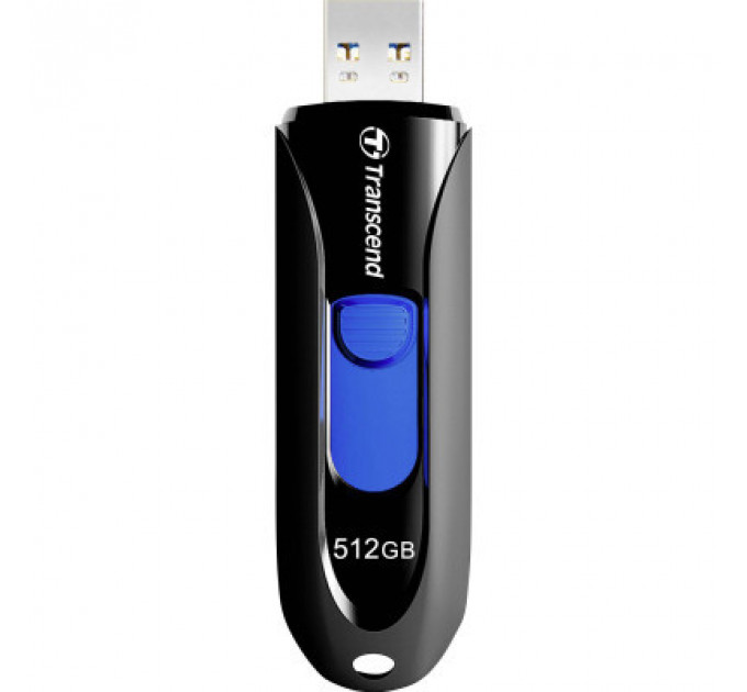 USB флеш накопичувач Transcend 512GB JetFlash 790 Black USB 3.1 (TS512GJF790K)
