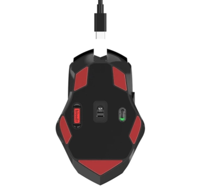 A4Tech Мишка A4Tech Bloody R80 Plus Wireless/USB Black Skull (4711421003018)