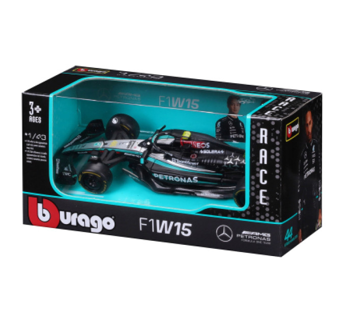 Bburago Масштабна модель автомобіля Bburago Автомодель - Mercedes-AMG F1 W15 Performance (2024), 1:43 (18-38208)