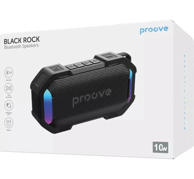 Колонка Proove Black Rock 10W APP Black (PSBK08117201)