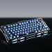 Клавіатура механічна GravaStar Mercury K1 80keys, GravaStar x Kailh Cheery Pink, EN, BT/WL/USB, Stealth Black