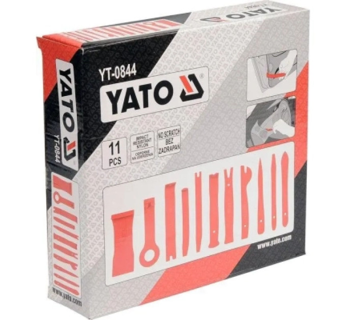 Yato Автомобільний зйомник Yato знімачів пластикових 11 шт. (YT-0844)