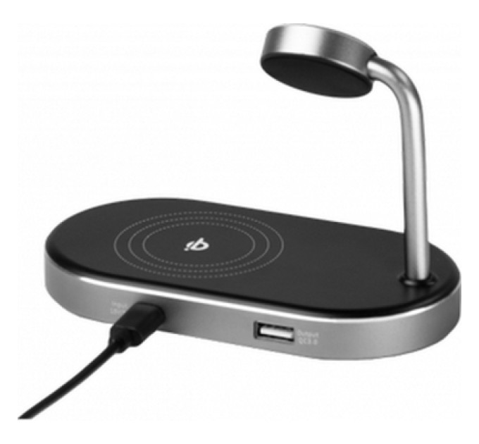 Verbatim Зарядний пристрій Verbatim 3in1 Apple Watch and iPhone Charging Stand (49556)