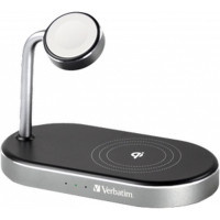 Зарядний пристрій Verbatim 3in1 Apple Watch and iPhone Charging Stand (49556)