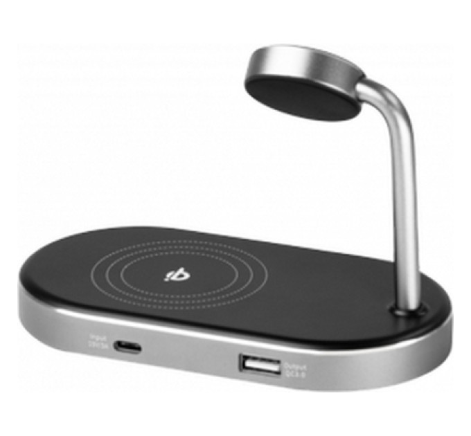 Verbatim Зарядний пристрій Verbatim 3in1 Apple Watch and iPhone Charging Stand (49556)