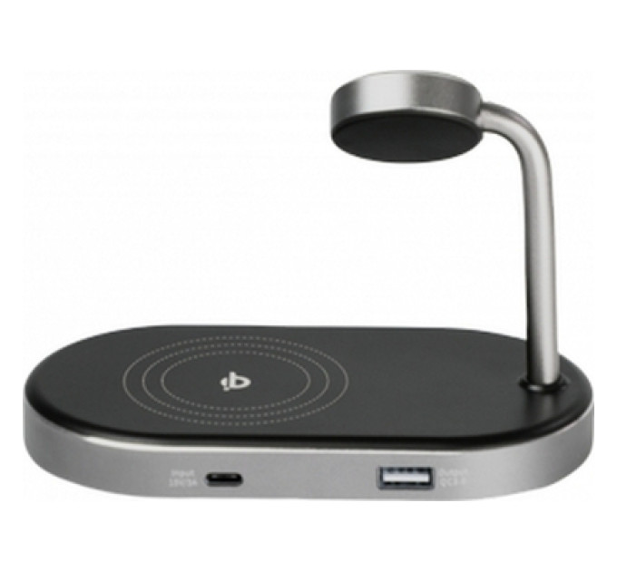 Verbatim Зарядний пристрій Verbatim 3in1 Apple Watch and iPhone Charging Stand (49556)