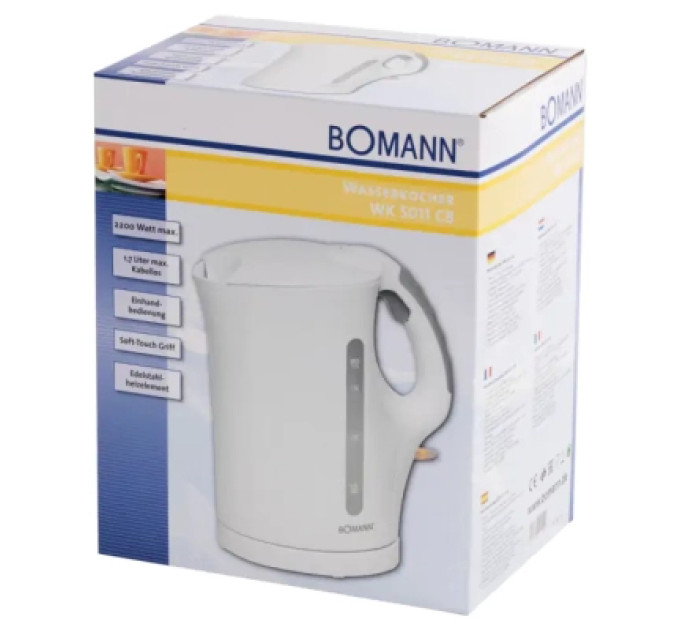 Bomann Електрочайник Bomann WK 5011 CB white (WK5011CB white)