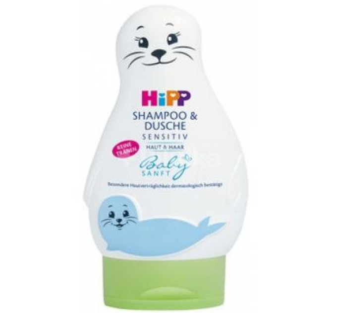 HiPP Babysanft Дитячий шампунь HiPP Babysanft та гель купання 200млл (3105479)