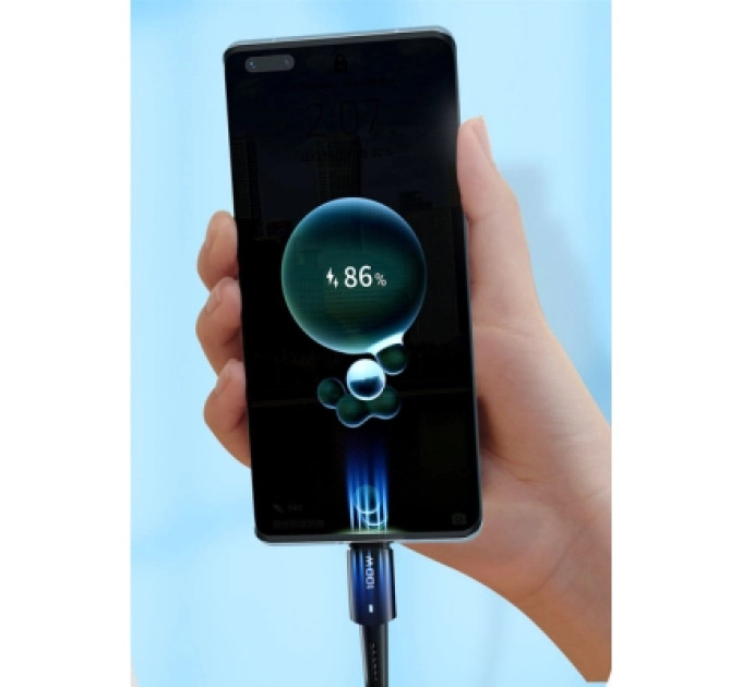 Essager Дата кабель USB-C to USB-C 0.5m 100W black Essager (EXCTT1-CGB01)