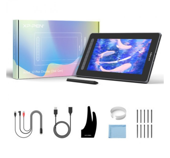 Планшет-монітор XP-Pen Artist 12 Pen Display (2nd Generation) Pink (JPCD120FH_PK)