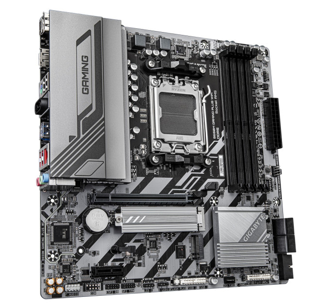 GIGABYTE Материнська плата AMD B650 SAM5 MATX B650M GAMING PLUS WF GIGABYTE