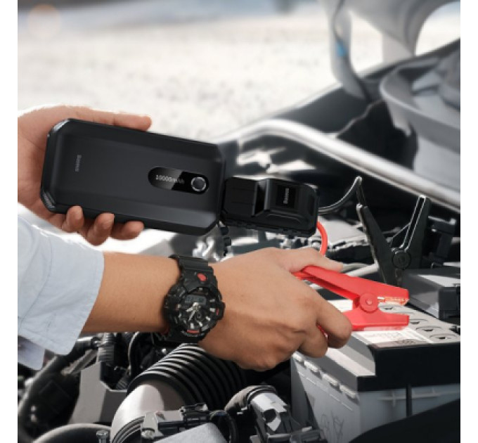 Baseus Пуско зарядний пристрій Baseus 10000mAh Super Energy AirCar Jump Starter Black (CGNL020101)