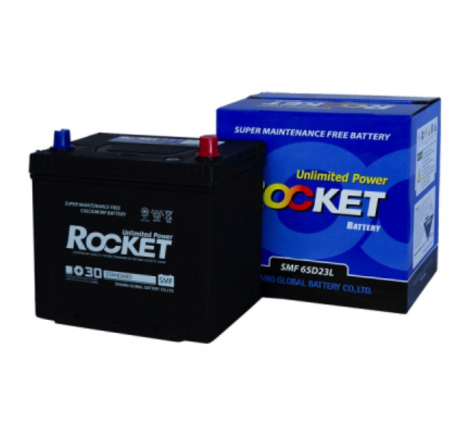 ROCKET Акумулятор автомобільний ROCKET 60Ah (SMF 65D23L)