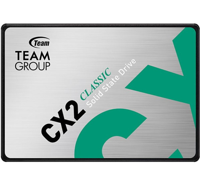 Team Накопичувач SSD   256GB Team CX2 2.5" SATAIII 3D TLC (T253X6256G0C101)