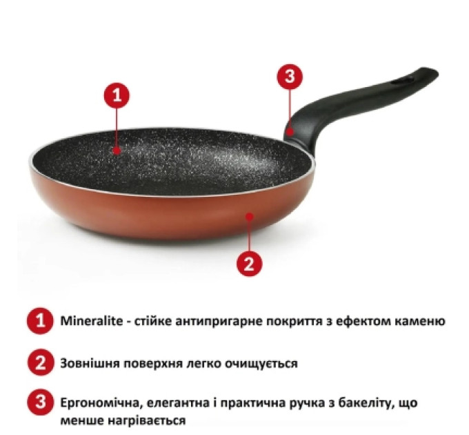 Flonal Сковорода Flonal WOK Pepita Granit 28 см (PGFWO2850)