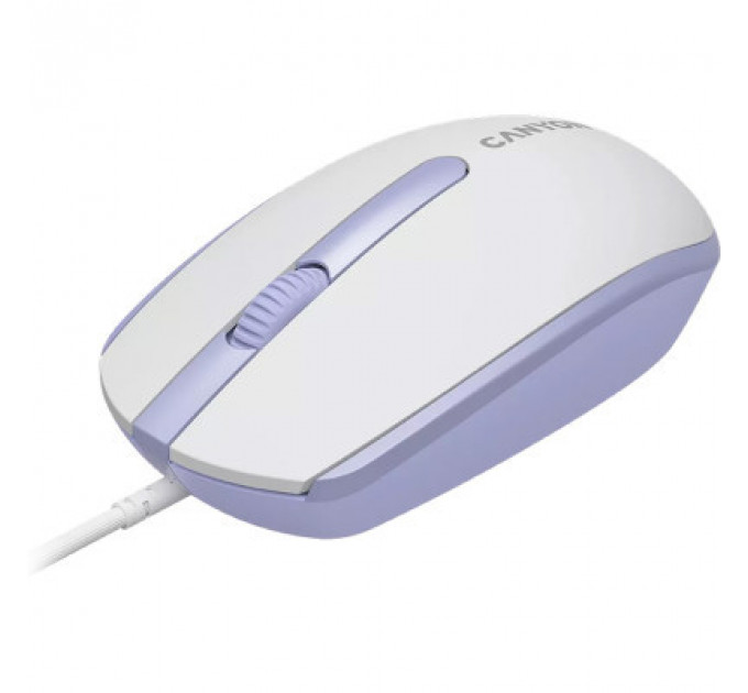 Мишка Canyon M-10 USB White Lavender (CNE-CMS10WL)